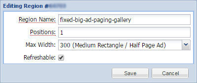 fixed big ad paging gallery region